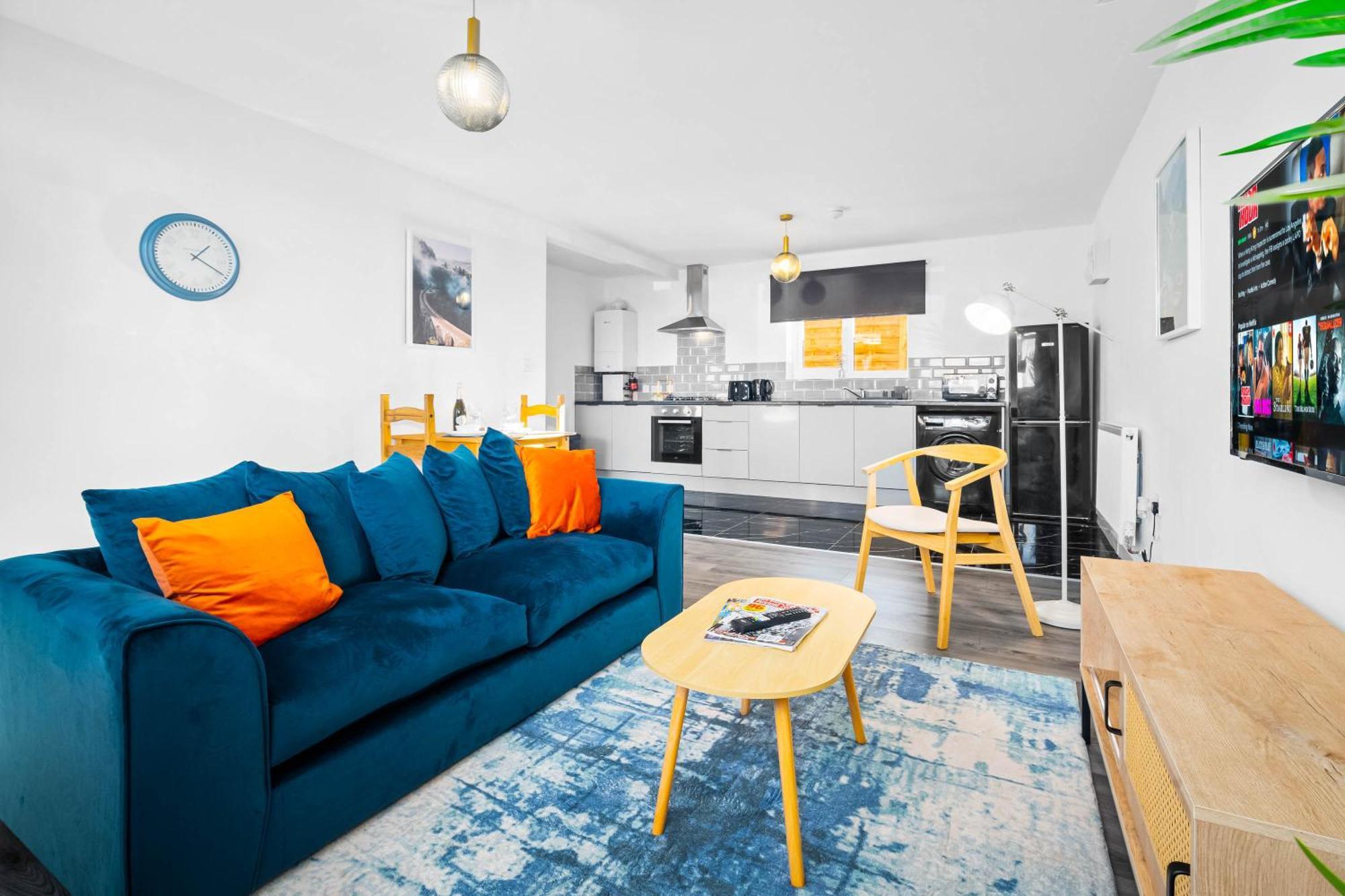Modern Apartment - Cradley Heath - Top Rated - Netflix - Wifi - 1Mh Smethwick Bagian luar foto